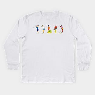 Golf women - women in sport Kids Long Sleeve T-Shirt